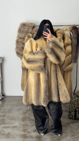 Vintage Fox Fur Coat