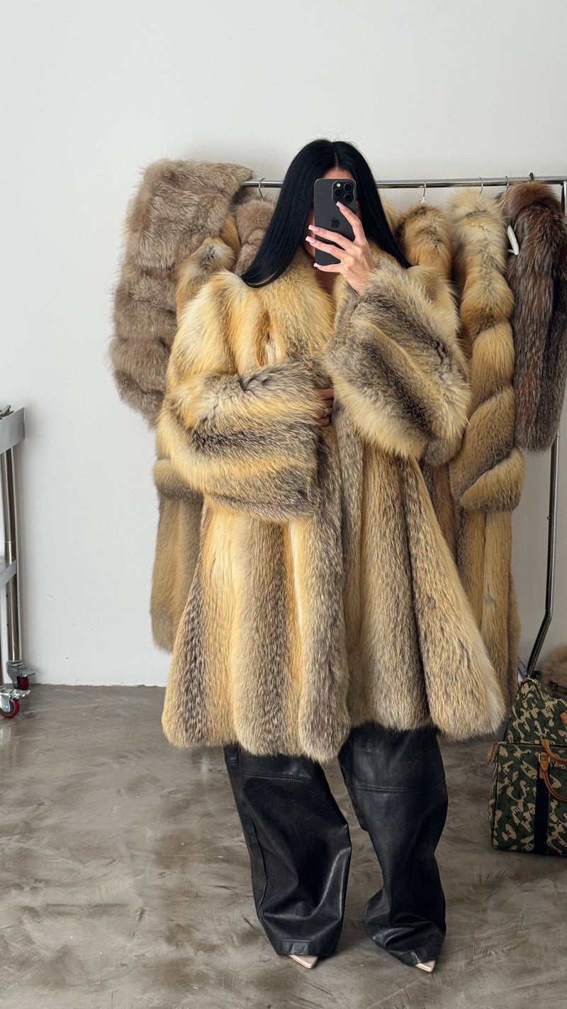 Vintage Fox Fur Coat