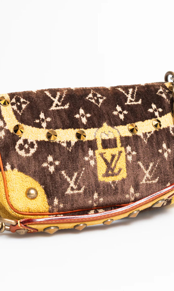 Louis Vuitton Trompe l'œil Velvet Handbag