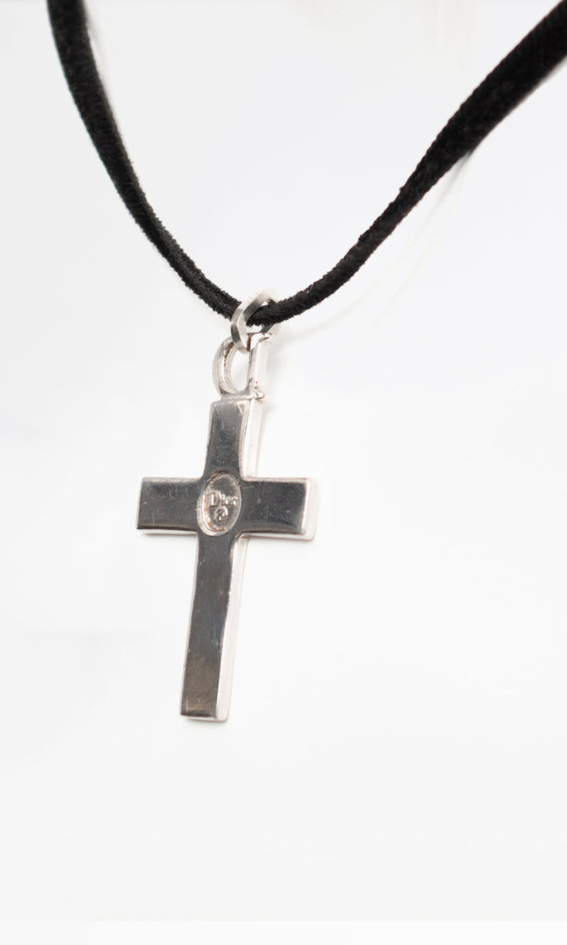 Dior Cross Choker Necklace