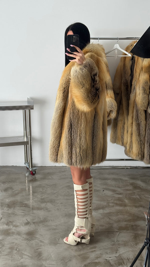 Vintage Fox Fur Coat