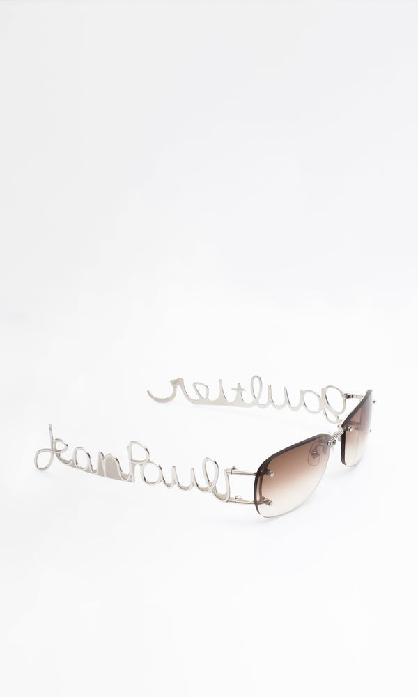 Jean Paul Gaultier Script Sunglasses