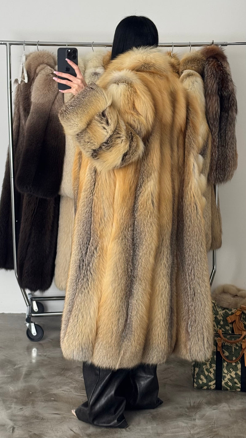 Vintage Fox Fur Coat