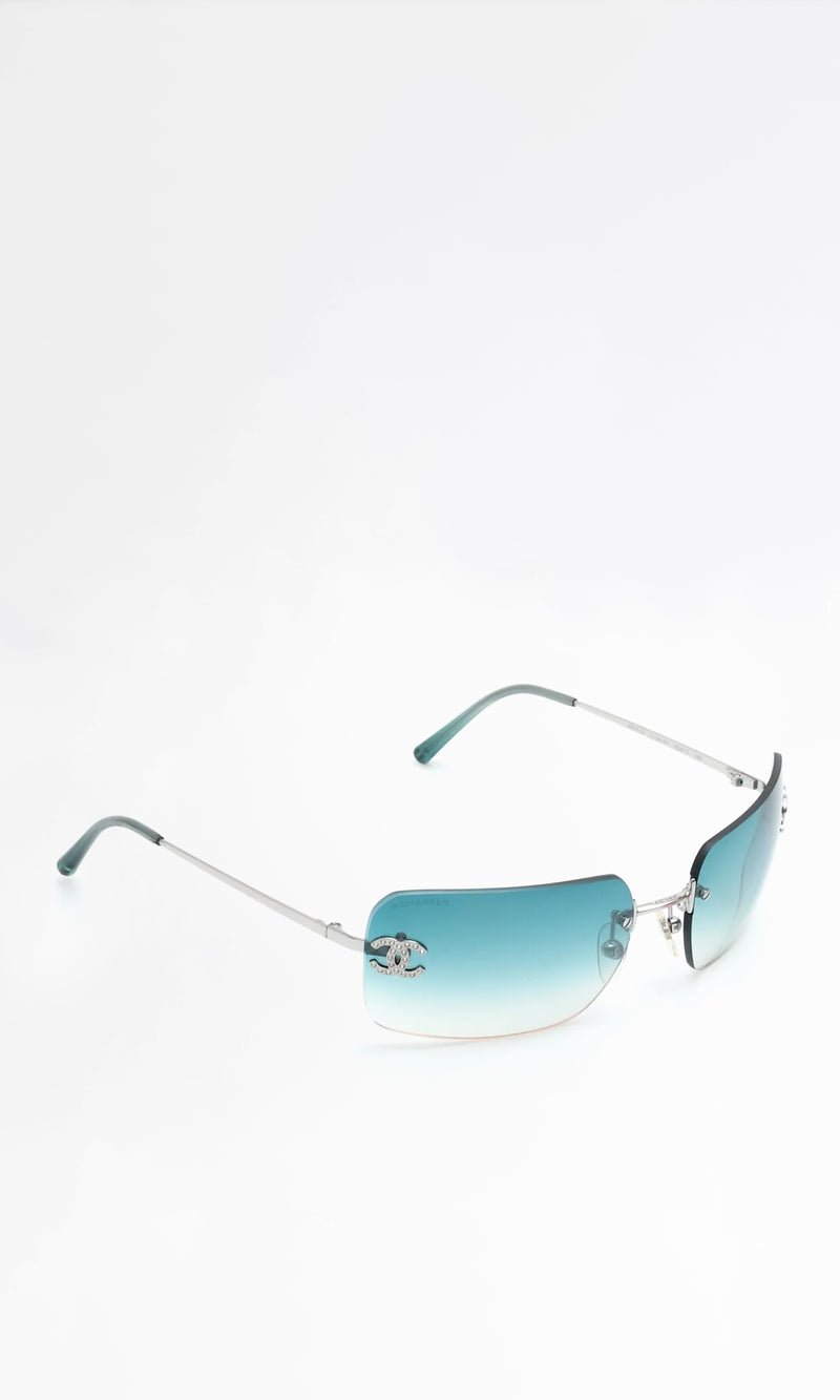 Chanel Rhinestone Sunglasses