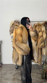 Vintage Fox Fur Coat