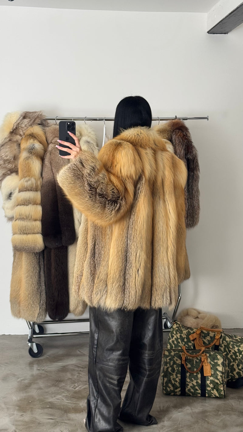 Vintage Fox Fur Coat