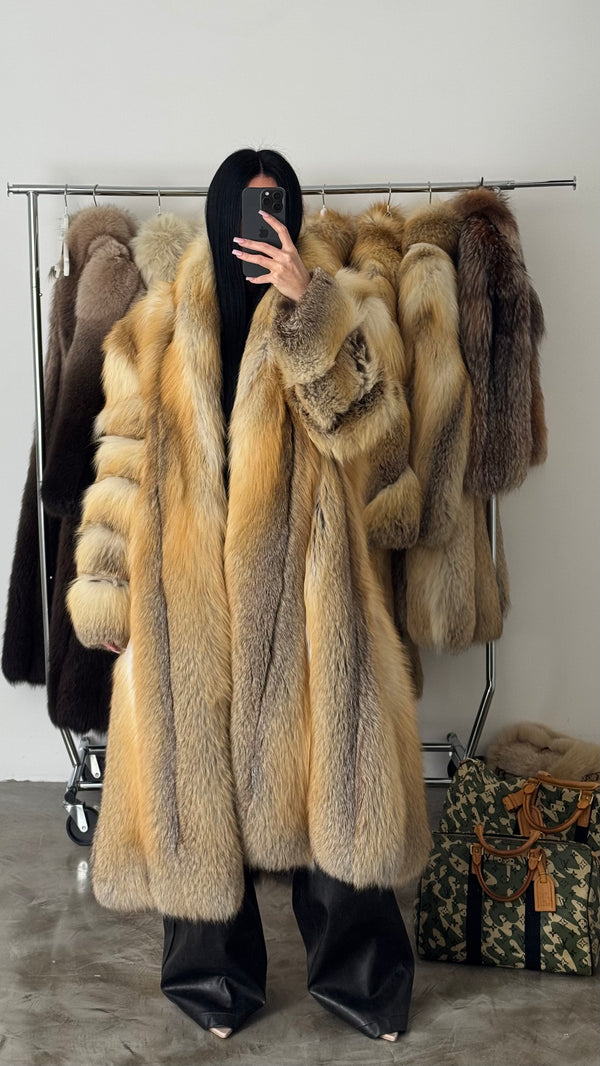 Vintage Fox Fur Coat