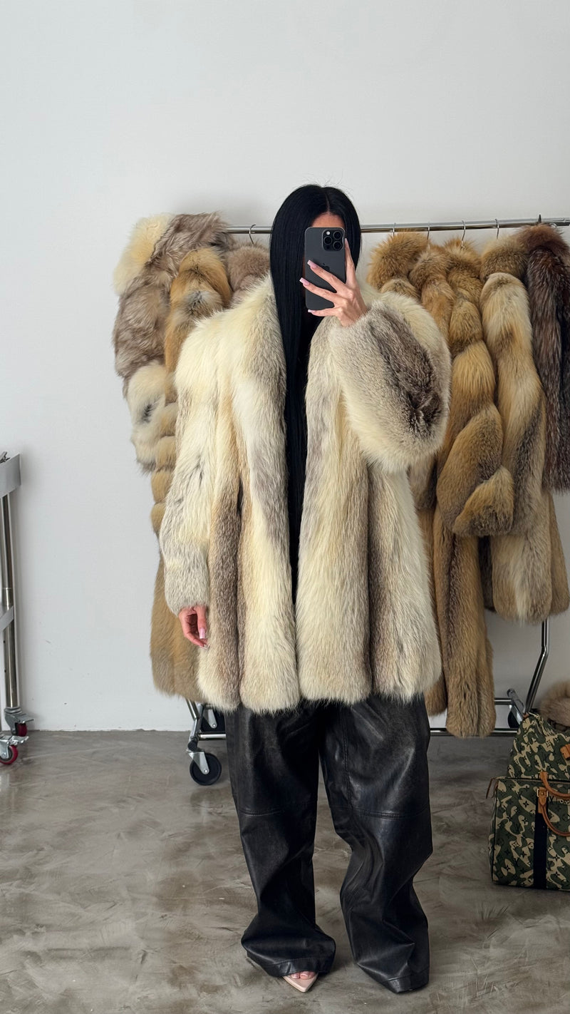 Vintage Fox Fur Coat