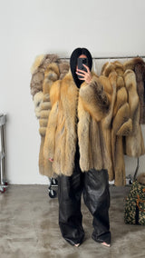 Vintage Fox Fur Coat