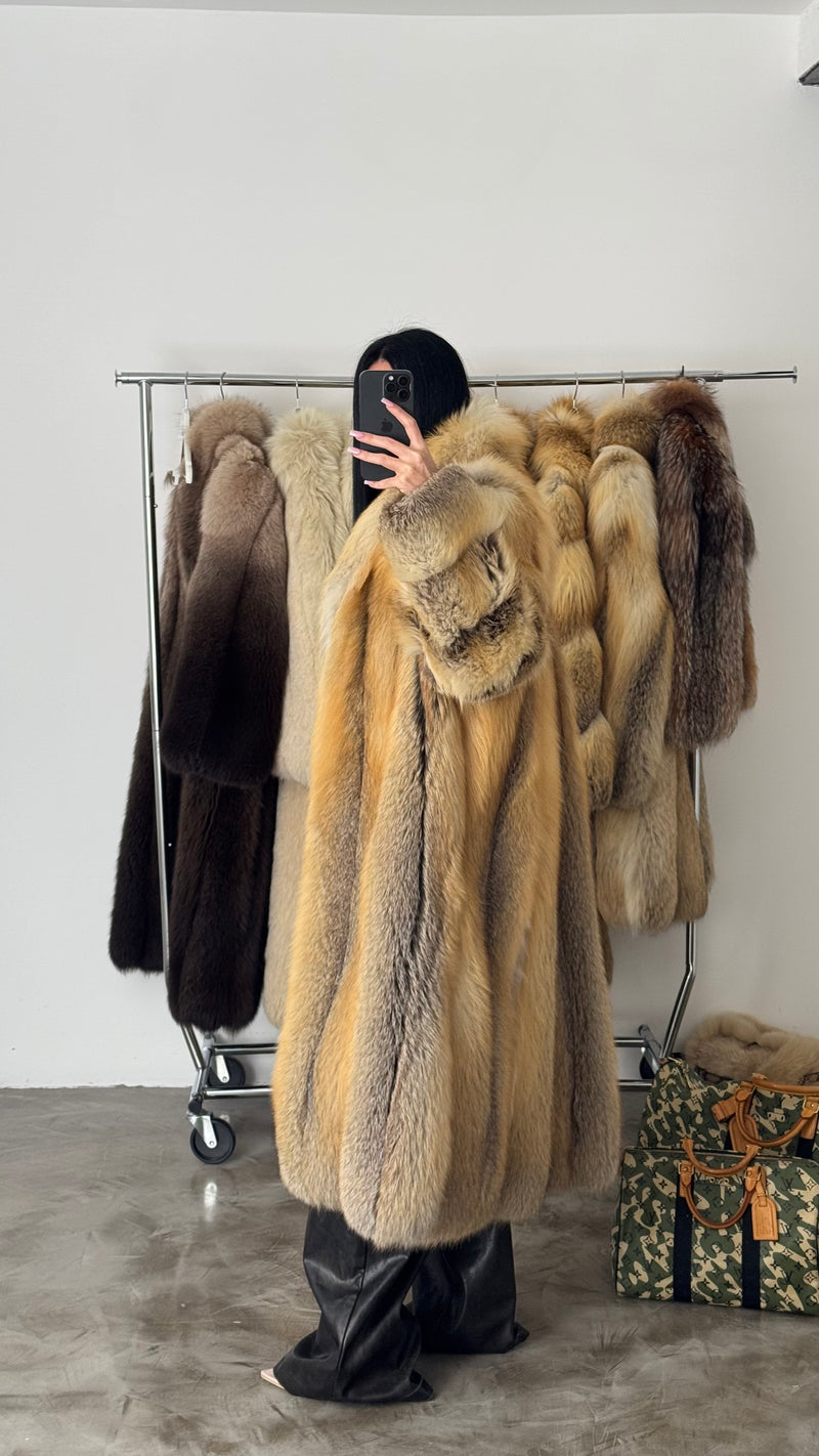 Vintage Fox Fur Coat