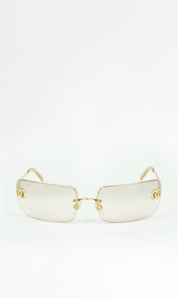 Chanel Rhinestone Sunglasses