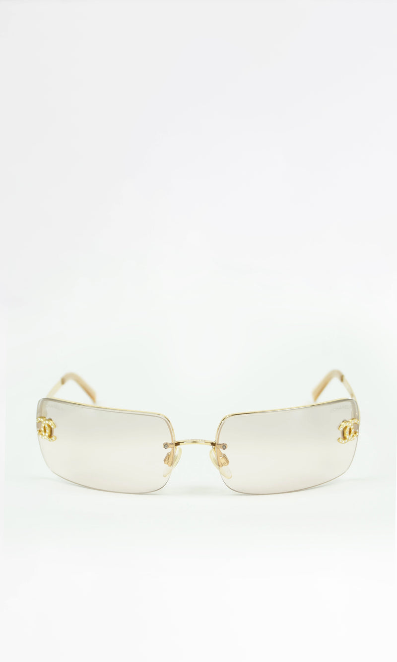 Chanel Rhinestone Sunglasses