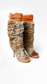 Dior Rabbit Fur Boots