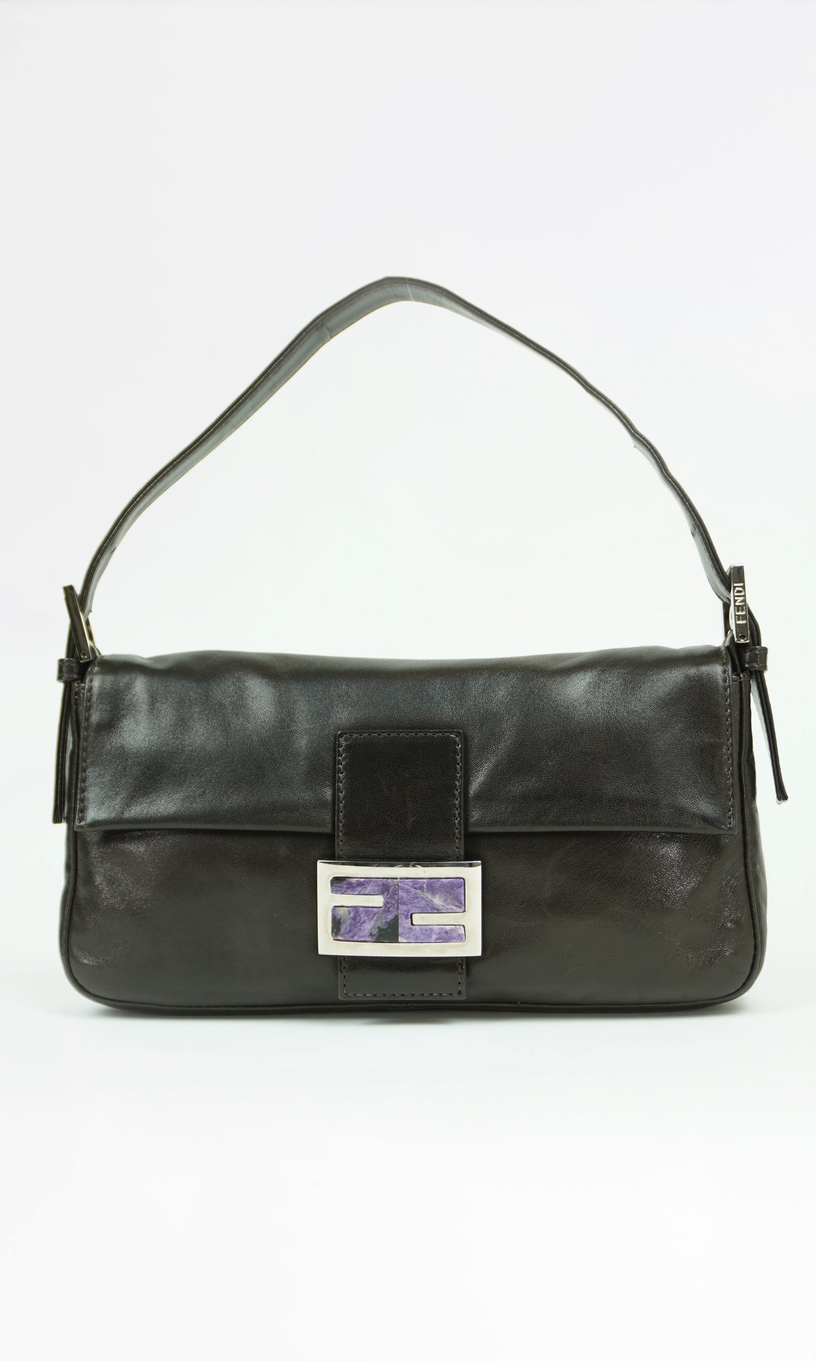 Fendi Leather Baguette Jean Vintage