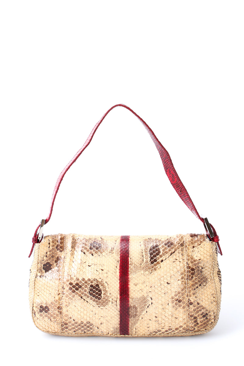 Fendi Python Lizard Baguette Bag