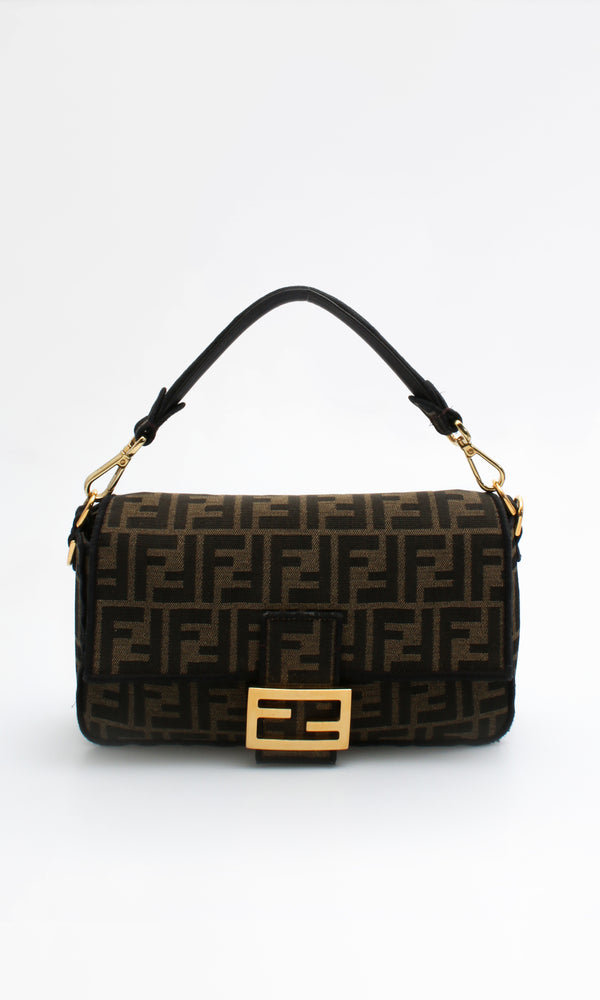 Fendi Monogram Bagutte Shoulder Bag