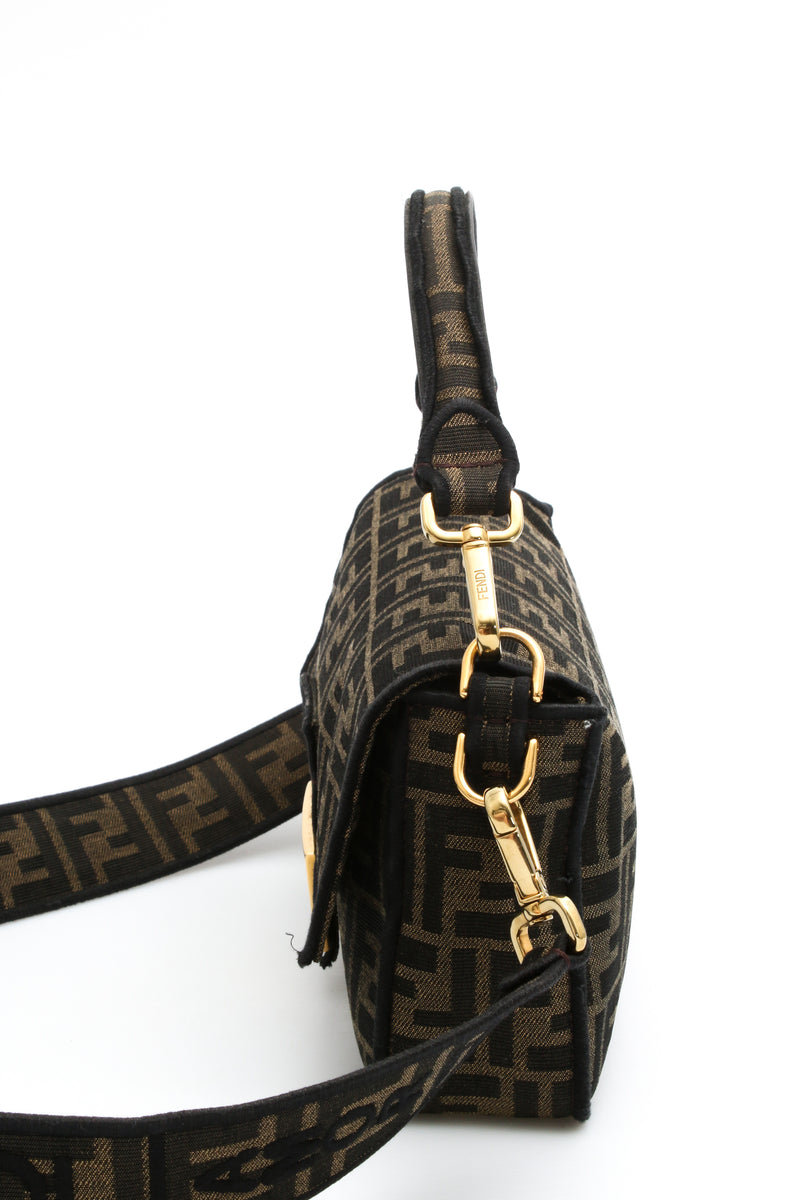 Fendi Monogram Bagutte Shoulder Bag