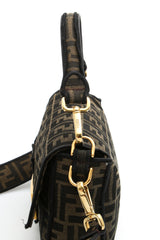 Fendi Monogram Bagutte Shoulder Bag