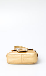 Fendi Gold Mini Baguette