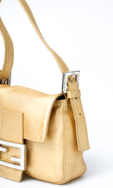 Fendi Gold Mini Baguette