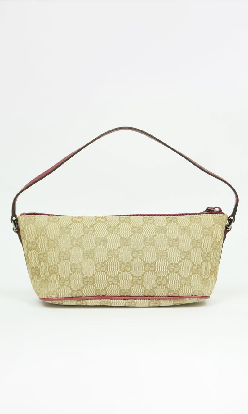 Gucci Monogram Boat Pochette