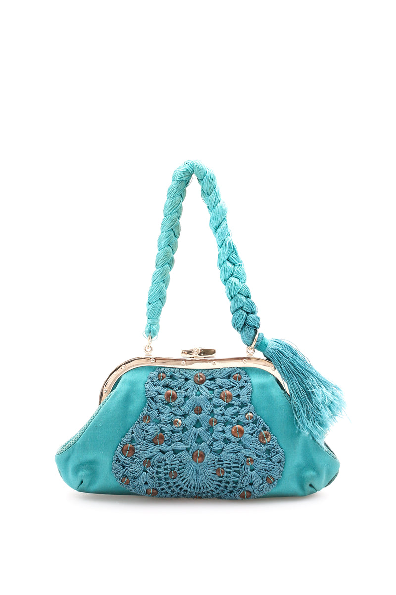 Gucci Satin Fringe Mini Bag
