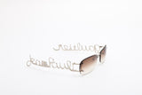 Jean Paul Gaultier Script Sunglasses