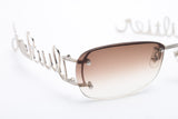 Jean Paul Gaultier Script Sunglasses