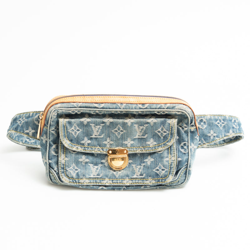 Louis vuitton denim fanny pack online