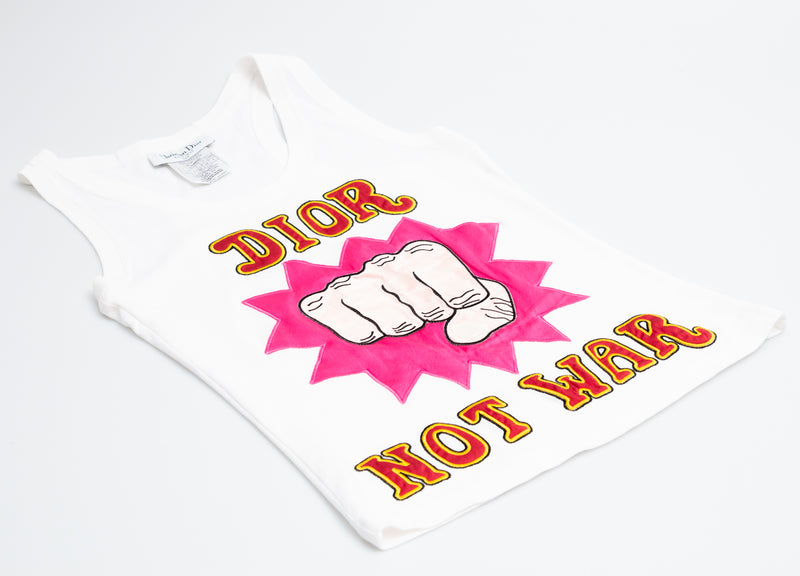 Dior "Not War" Tank Top