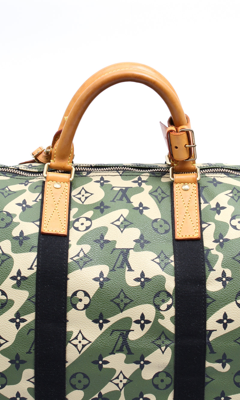 Louis Vuitton Camouflage Keepall 55