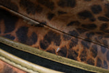 Dior Leopard Ostrich Saddle Bag