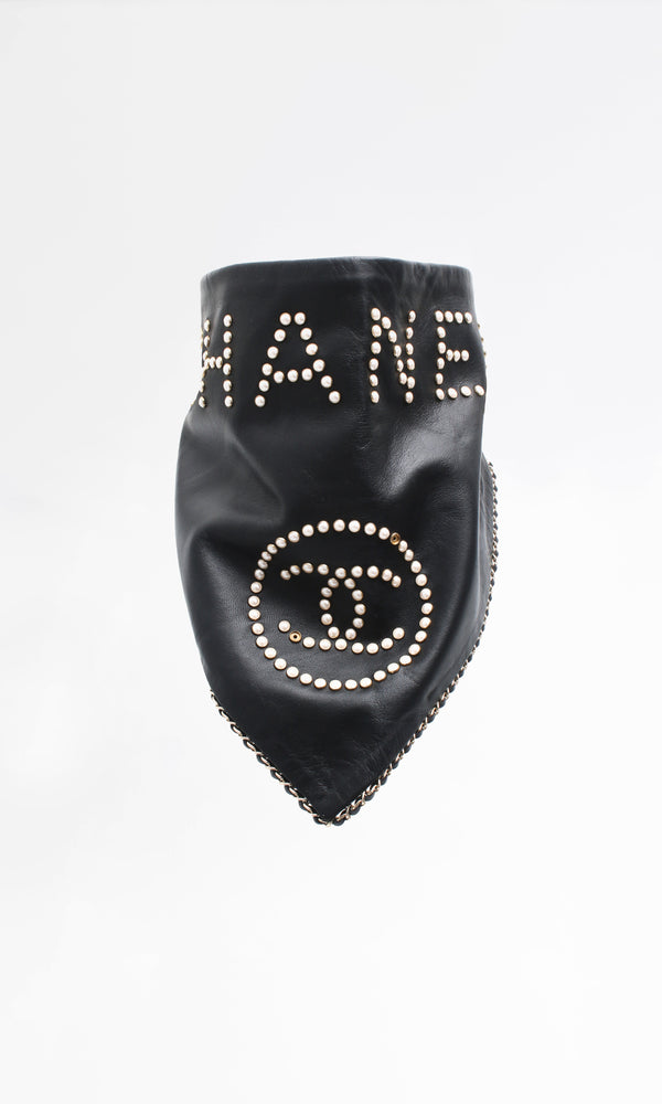 Chanel Leather Neck Scarf