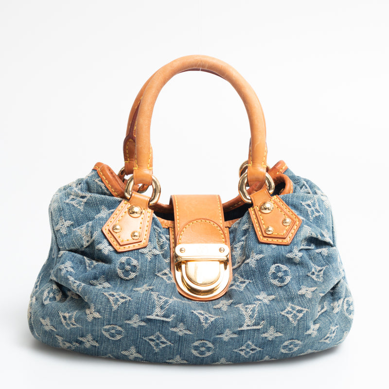 Louis Vuitton Denim Pleaty Bag