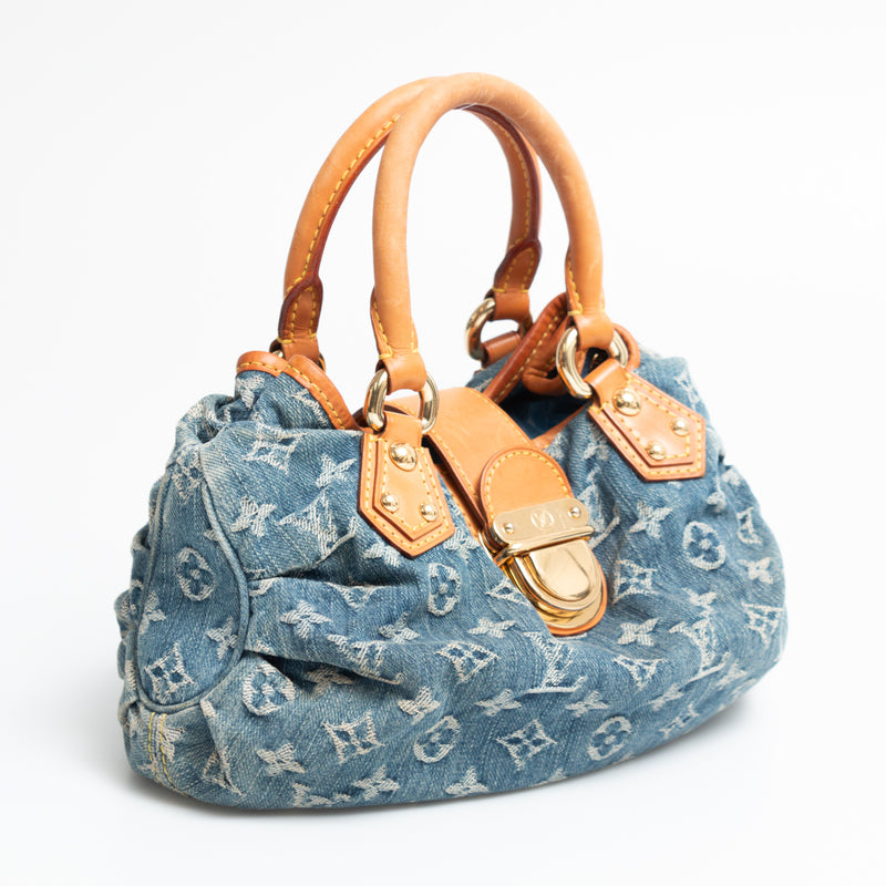 Louis Vuitton Denim Pleaty Bag