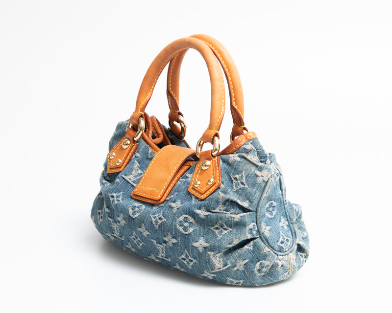 Louis Vuitton Denim Pleaty Bag