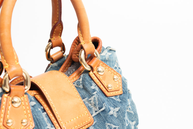 Louis Vuitton Denim Pleaty Bag