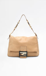 Fendi Nubuck Chain Hobo Bag