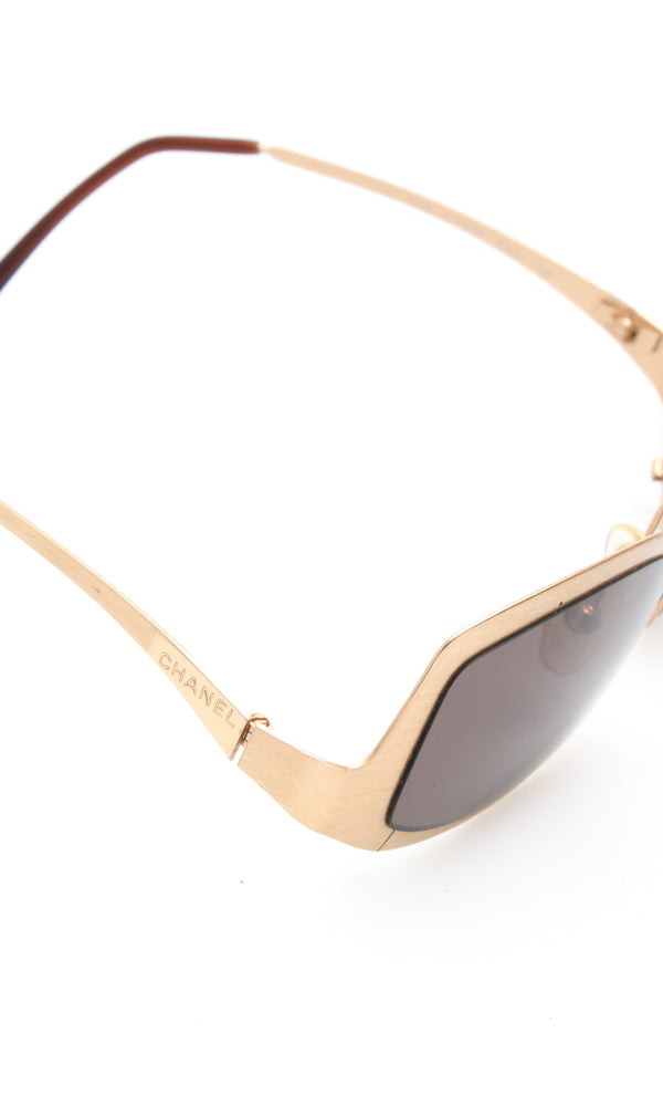 Chanel Gold Sunglasses