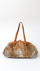 Dior Rabbit Fur Shoulder Bag