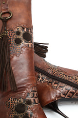El Dante's Leather Boots