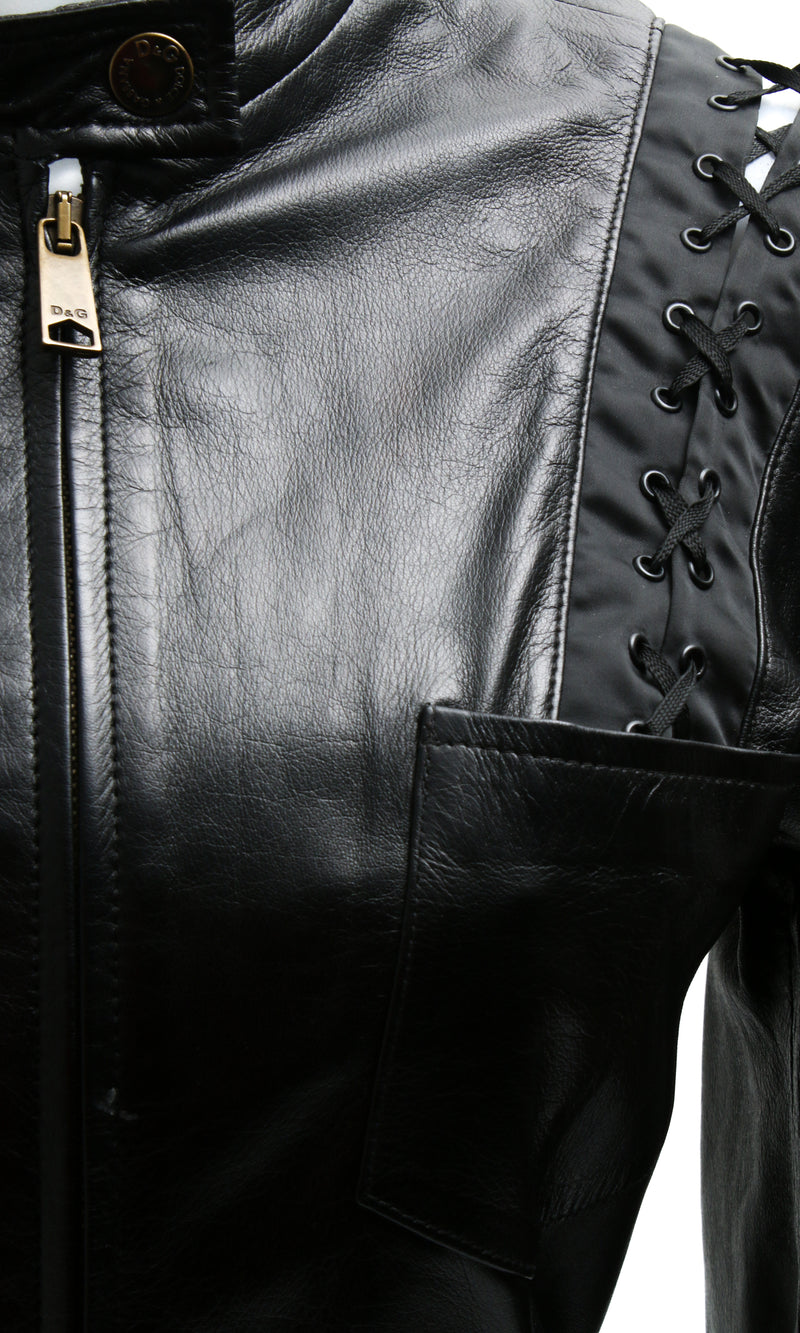 Dolce & Gabbana Leather Jacket