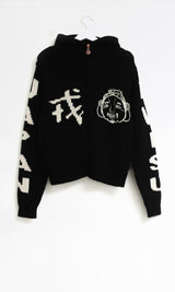 Evisu Cowichan Knitted Hoodie