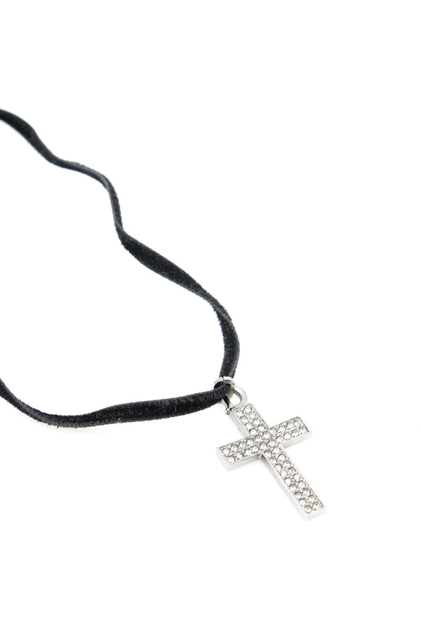 Dior Cross Choker Necklace