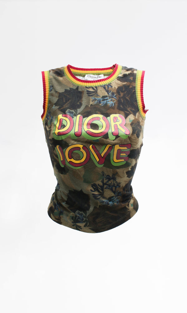 Dior Love Rasta Tank Top