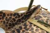 Dior Leopard Ostrich Saddle Bag