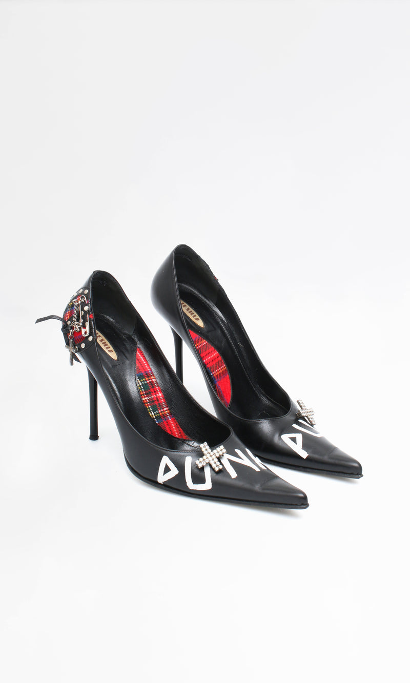 Le Silla "PUNK" Leather Heels