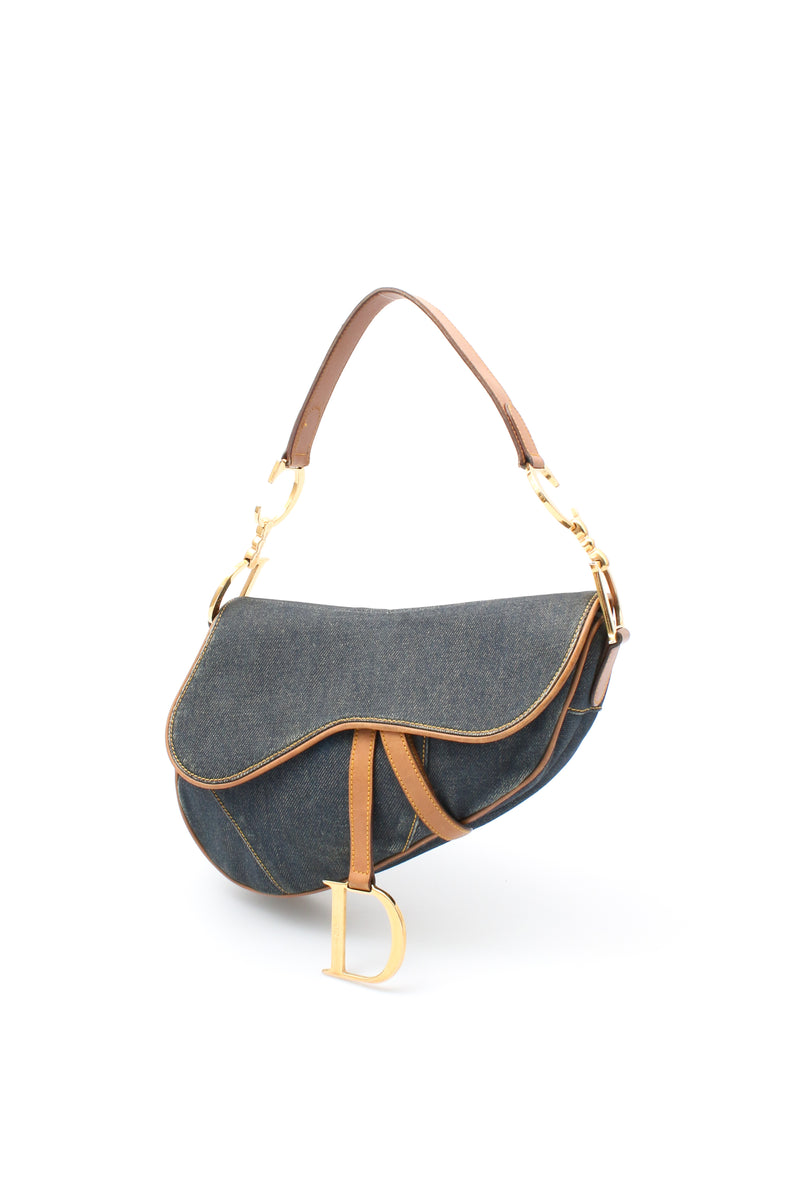 Dior Denim Saddle Bag