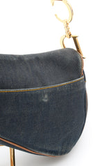 Dior Denim Saddle Bag