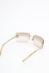 Chanel Rhinestone Sunglasses